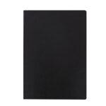 Cuaderno de negocios de cuero sintético de 2 piezas Cuaderno retro, Black A5