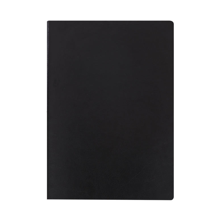 TBD0560899904.jpg Cuaderno de negocios de cuero sintético de 2 piezas Cuaderno retro, Black A5 - Imagen 1