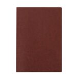 Cuaderno de negocios de cuero sintético de 2 piezas Cuaderno retro, Brown A5