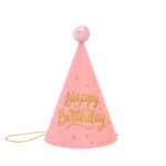20 piezas de sombrero de cumpleaños con bolas de piel con lentejuelas, suministros para fiesta de cumpleaños, sombrero de papel para vestir, No. 2 Glitter