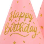 20 piezas de sombrero de cumpleaños con bolas de piel con lentejuelas, suministros para fiesta de cumpleaños, sombrero de papel para vestir, 1 Gem Green Flash Ball - Imagen 4