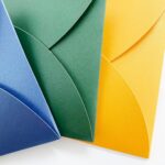 50 PCS Carta de invitación de sobre de estampado en caliente de papel perlado con hebilla de amor - Imagen 5