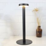 BC965 Protección ocular para estudiantes Lámpara de mesa LED impermeable USB Lámpara de mesa para barra de noche, Black