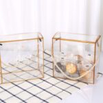 Caja de regalo transparente de caja de embalaje de pastelería de copo de nieve de 10 piezas - Imagen 2