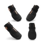 HCPET Zapatos para mascotas antideslizantes y resistentes al desgaste, zapatos transpirables para perros en las cuatro estaciones, 6 - Imagen 2