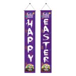 Cortina de puerta de Pascua de 30x180cm, decoración de bandera colgante, cartel de fiesta navideña, ss8341-fhjdl-1, ss8341-fhjdl-2, ss8341-fhjdl-3, ss8341-fhjdl-4, ss8341-fhjdl-5, ss8341-fhjdl-6, ss8341-fhjdl-7, ss8341-fhjdl-8