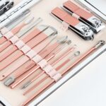 18 en 1 Clippers de uñas Cajeras de uñas de acero inoxidable Alicates Pedicura Herramientas de uñas de belleza - Imagen 4