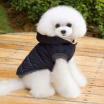 Abrigo acolchado de invierno Chaqueta de algodón súper cálida y suave para perro mascota, XL