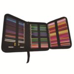 Juego de bolso de lápiz de color aceitoso hexagonal de 72 colores