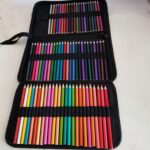 Juego de bolso de lápiz de color aceitoso hexagonal de 72 colores - Imagen 3