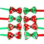 5 uds Navidad vacaciones Gato perro Collar pajarita correa ajustable para el cuello gato accesorios de aseo para perros producto para mascotas - Imagen 3