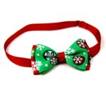 5 uds Navidad vacaciones Gato perro Collar pajarita correa ajustable para el cuello gato accesorios de aseo para perros producto para mascotas - Imagen 5