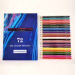 Juego completo de versión en inglés de lápiz de color de dibujo de 72 colores para estudiantes