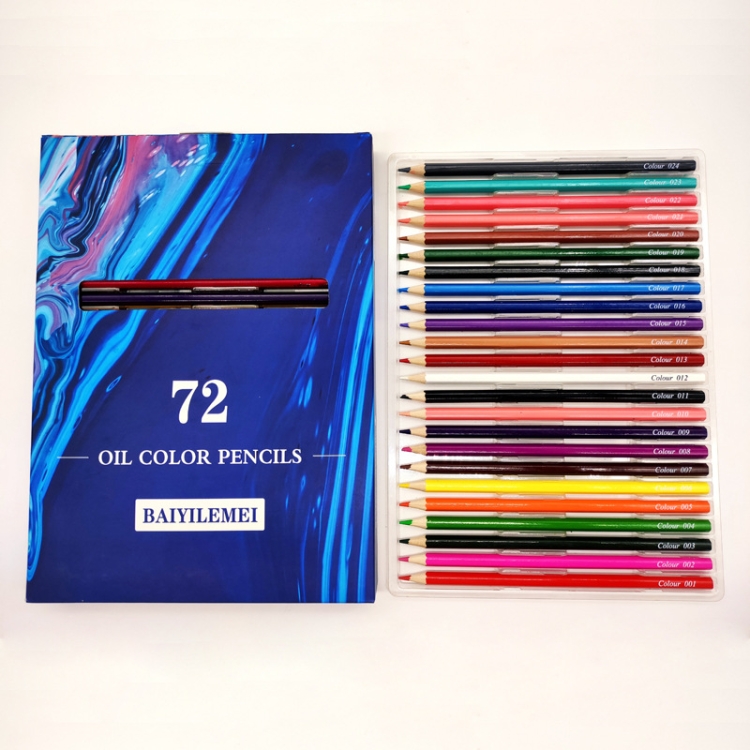 TBD05625922.jpg Juego completo de versión en inglés de lápiz de color de dibujo de 72 colores para estudiantes - Imagen 1
