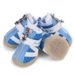 JML Zapatos deportivos para mascotas, antideslizantes, resistentes al desgaste, cómodos y transpirables para perros, 1, 2, 3, 4, 5