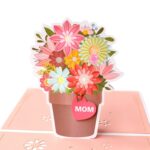 2 uds.Tarjeta de felicitación tridimensional para el día de la madre, buena madre, bendición 3D, tallado en papel, tarjeta de felicitación - Imagen 2