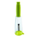 Cuchillo pelador tipo almacenamiento con caja de almacenamiento, cuchillo pelador, pelador multifuncional de frutas para el hogar