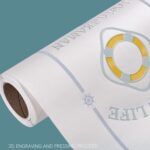 Papel pintado autoadhesivo 3D estrellas luna pegatina de pared para niños mediterráneos, 0.53 x 3m - Imagen 5
