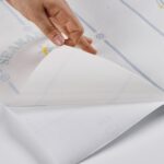 Papel pintado autoadhesivo 3D estrellas luna pegatina de pared para niños mediterráneos, 0.53 x 3m - Imagen 6