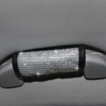 Funda protectora personalizada para interiores con tachuelas de diamantes para coche, 2 uds., Parking Space Pull Cover