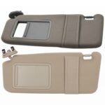 Visera solar del lado izquierdo del conductor con visera solar de posición de conducción de espejo para Toyota Camry 2007-2011, For Toyota Camry 2007-2011(Gray) - Imagen 2