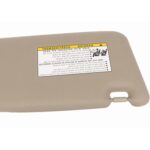 Visera solar del lado izquierdo del conductor con visera solar de posición de conducción de espejo para Toyota Camry 2007-2011, For Toyota Camry 2007-2011(Gray) - Imagen 5