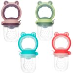 3 PCS Bebé Frutas y verduras Suplemento alimenticio Bolsa para morder frutas, S Green, M Green, L Green, S Purple, M Purple, L Purple, S Blue, M Blue, L Blue, S Pink, M Pink, L Pink - Imagen 3