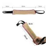 Suministros de entrenamiento para perros, palo para morder de cáñamo, palo para morder para perros, A4 - Imagen 3