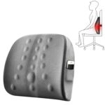 Cojín lumbar Cojín de asiento de maternidad de oficina Almohada lumbar de espuma viscoelástica lumbar para coche, Estilo:, 3D Upgrade Core (Gray)