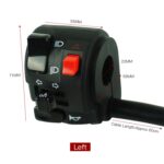 Interruptor universal del conjunto de manija de modificación de motocicleta, Left - Imagen 3