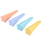 2 Conjuntos 4 en 1 Niños Star Popsicle Mold Set Food Silicone Helicote Mold Molde aleatorio de color