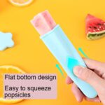 2 Conjuntos 4 en 1 Niños Star Popsicle Mold Set Food Silicone Helicote Mold Molde aleatorio de color - Imagen 5