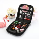 2 PCS 27 en 1 Kit de costura portátil Kit de costura de viaje en casa