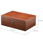 Caja de reloj de madera Caja de almacenamiento de exhibición de colección de relojes de joyería, 2 Big Pillows + 5 Small Pillows - Imagen 3