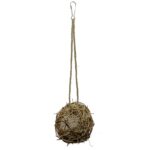 3 PCS Parrot Toy Sepak Takraw Cotton Bite Ball alivia el aburrimiento y previene morderse el cabello, 10cm