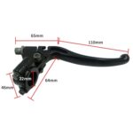 2 unids/set accesorios modificados para motocicleta conjunto de manija ATV rodamiento cuerno manija asiento, Left+Right - Imagen 3
