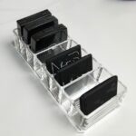 2 uds estante acrílico para lápiz labial caja de almacenamiento de polvo transparente sombra de ojos estante para maquillaje caja de maquillaje - Imagen 3