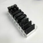2 uds estante acrílico para lápiz labial caja de almacenamiento de polvo transparente sombra de ojos estante para maquillaje caja de maquillaje - Imagen 5