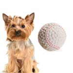 Juguete para perros Látex Mordedura de perro Bola con sonido Juguetes para mascotas, Large Tennis