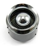 013 Filtro de aire estilo cabeza de hongo de fibra de carbono de alto flujo modificado universal para automóvil, especificación:, Medium 76mm Inner Diameter - Imagen 2