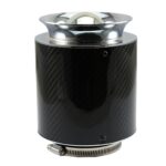 013 Filtro de aire estilo cabeza de hongo de fibra de carbono de alto flujo modificado universal para automóvil, especificación:, Large 76mm Inner Diameter
