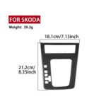 Adhesivo para el panel de la palanca de cambios del Skoda Octavia con volante a la izquierda (modelos 2017-2021), Left-Hand Drive - Imagen 3