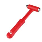 Martillo salvavidas de seguridad para coche, rompeventanas multifuncional de emergencia para coche, Ordinary Red