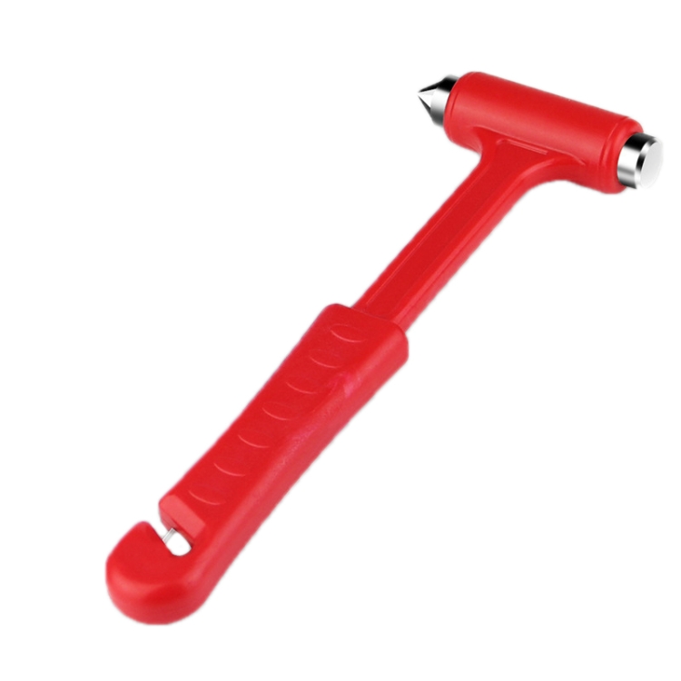 TBD0571899303.jpg Martillo salvavidas de seguridad para coche, rompeventanas multifuncional de emergencia para coche, Ordinary Red - Imagen 1