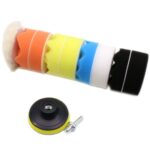 11 en 1 Juego de almohadillas de esponja para placa de esponja para pulir y encerar automóviles de 3-7 pulgadas, 3 Inch - Imagen 2