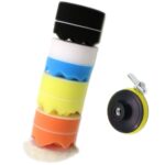 11 en 1 Juego de almohadillas de esponja para placa de esponja para pulir y encerar automóviles de 3-7 pulgadas, 5 Inch - Imagen 2