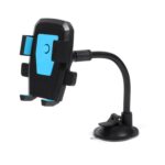 Soporte para teléfono con bloqueo automático del parabrisas del coche, Blue