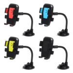 Soporte para teléfono con bloqueo automático del parabrisas del coche, Red - Imagen 2