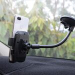 Soporte para teléfono con bloqueo automático del parabrisas del coche, Blue - Imagen 7