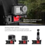 Sunnylife IST-Q9439 para Insta360 GO Mount Bracket Stabilizer, Backpack Clip - Imagen 3